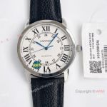 Swiss Quality Replica Cartier Ronde Solo White Dial Watches 42mm